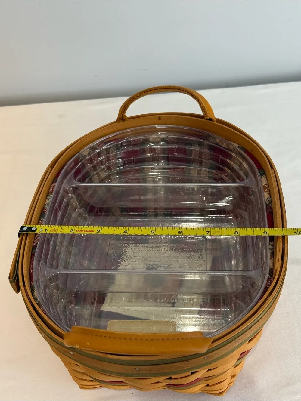 Longaberger Autumn Reflections Large Daily Blessings basket set